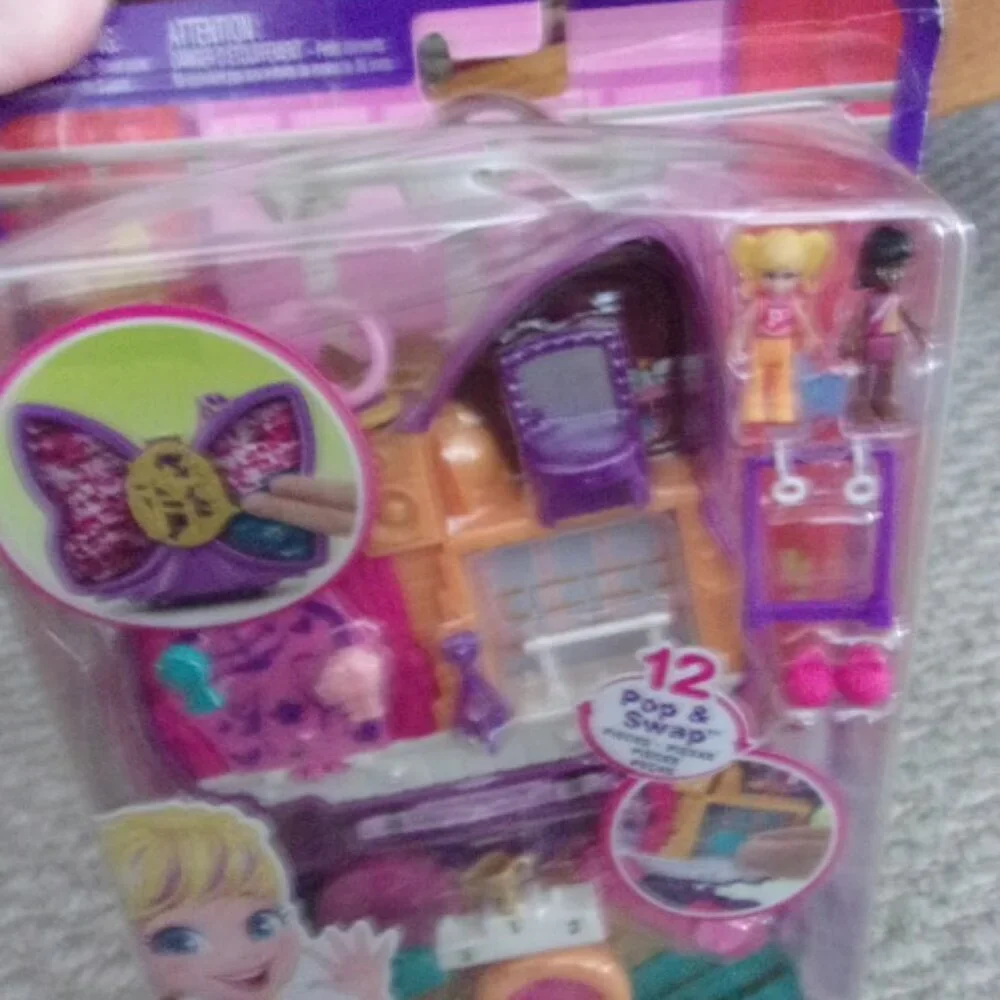 New MATTEL Polly Pocket Sparkle Stage Bow